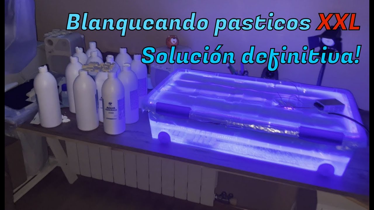 🚨BLANQUEANDO PLASTICOS XXL. 🧪Solución definitiva!.