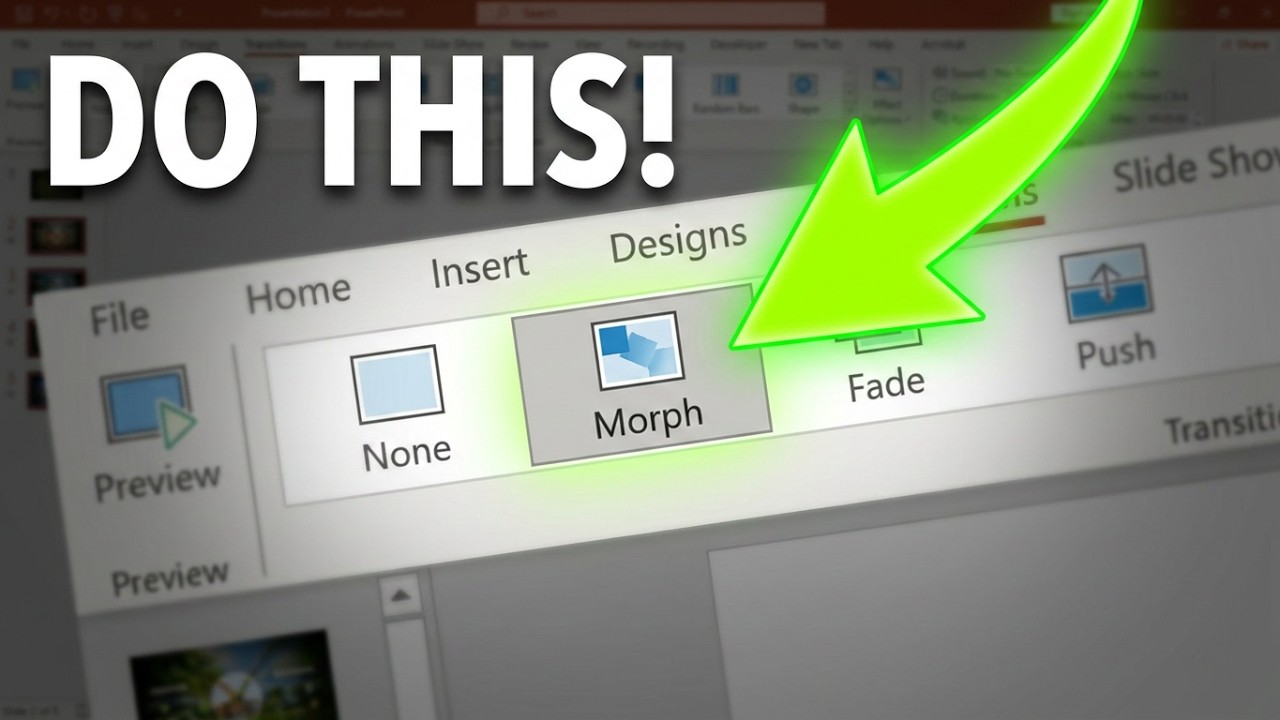Переходы Morph в PowerPoint &mdash; современный урок по оформлению текста | Профессиональный дизайн пре...