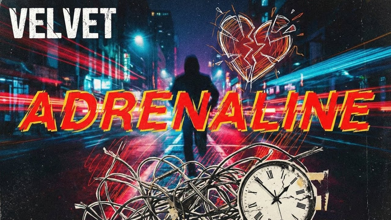 VELVET - Adrenaline (Official Lyrics Video) | Guitar Indie Pop 