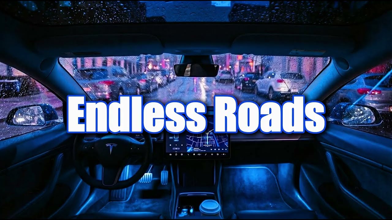 Endless Roads- Relaxing Jazz Music with Rain & Thunder Ambience for Deep Sleep, Unwinding, Focus