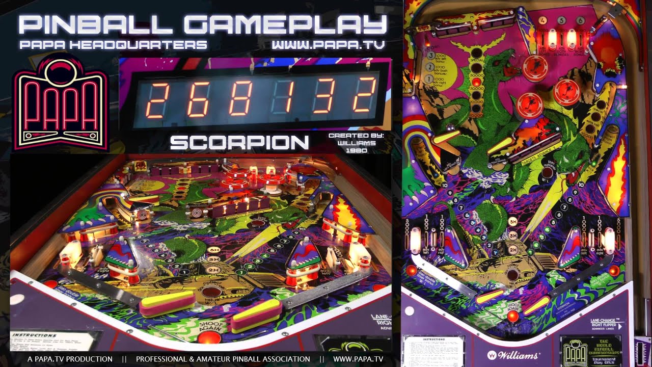 Scorpion Pinball Gameplay
