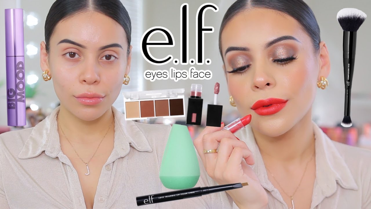 DRUGSTORE MAKEUP TRANSFORMATION USING ONLY e.l.f. MAKEUP!