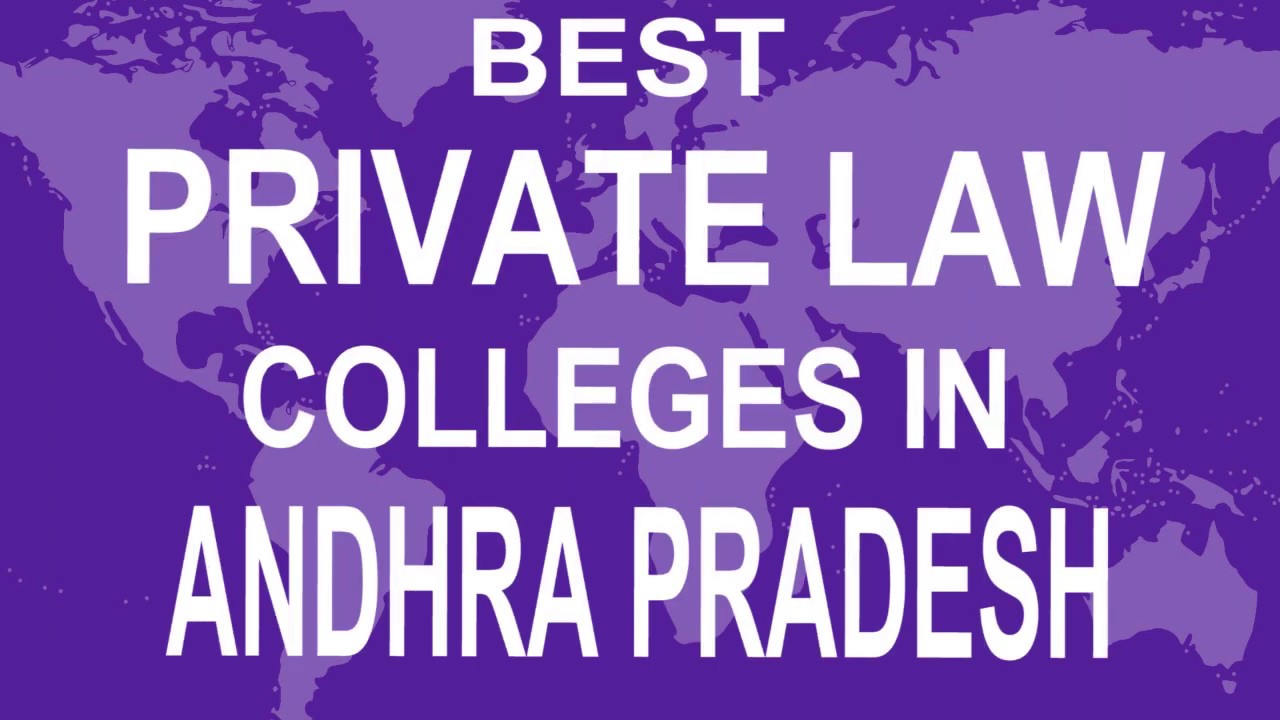 Private Law Colleges and Courses in Andhra Pradesh