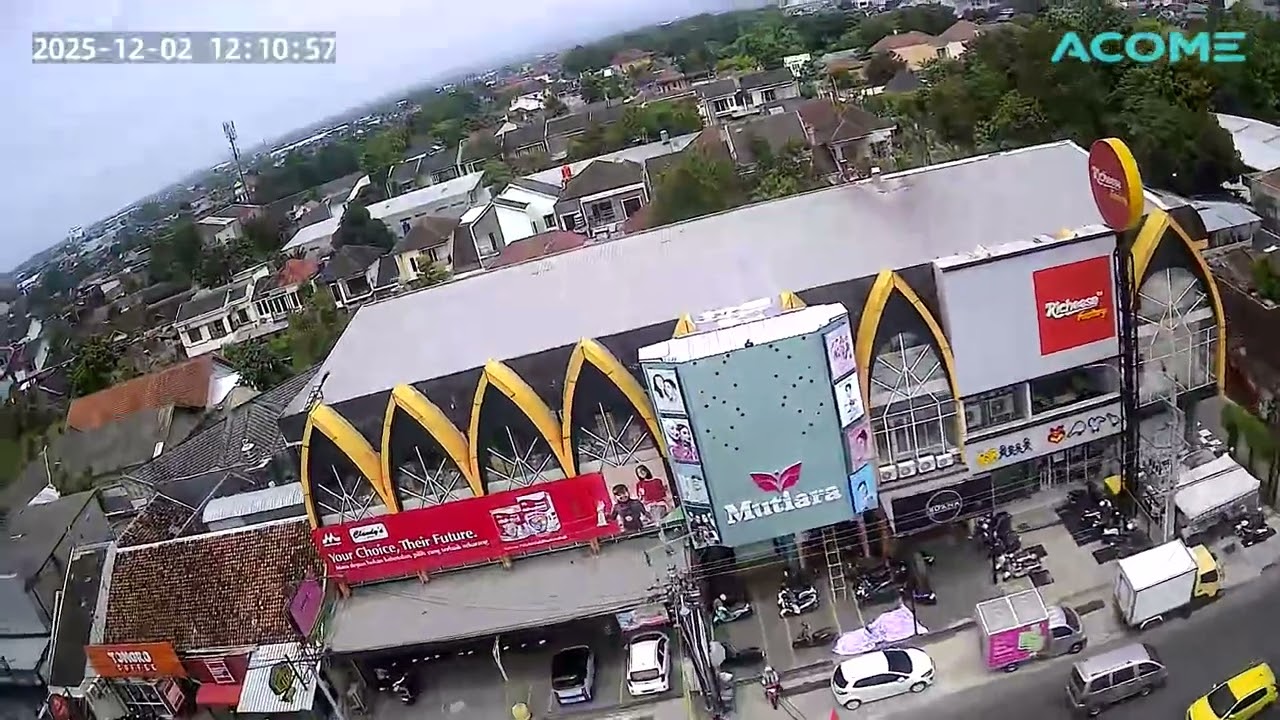 Video udara modif drone sy100 dengan camera cctv