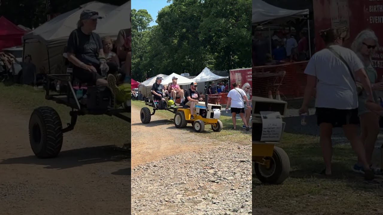 Riding in style Cub Cadet at the Southeast Old Threshers Reunion #shorts