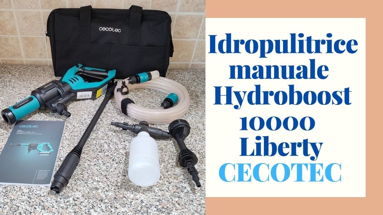 Unboxing Idropulitrice manuale Hydroboost 10000 Liberty della Cecotec