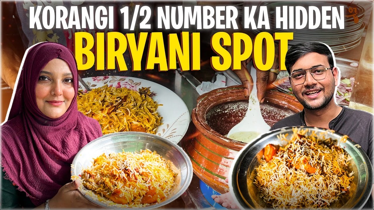 Korangi 1/2 number ka hidden tikka biryani spot | Hamid biryani ka scene on!