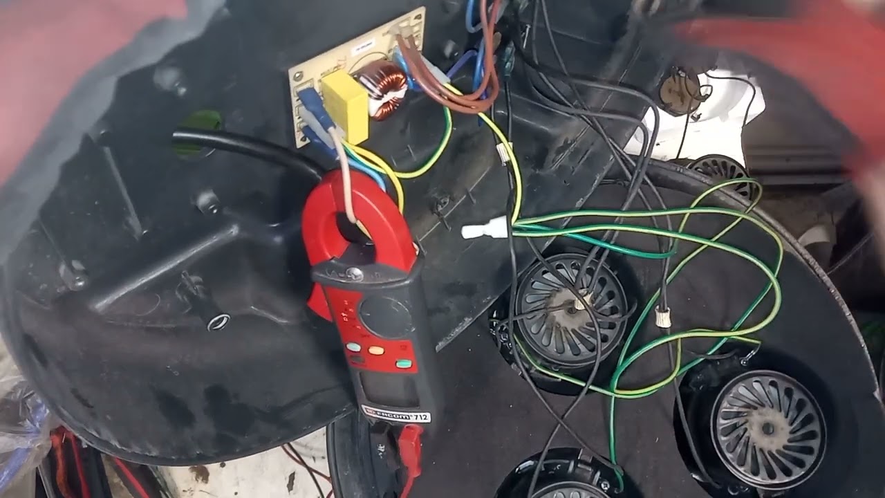 пылеводосос Grass BF580 3 измерение потребления тока с заводскими, исправными мотор турбинами