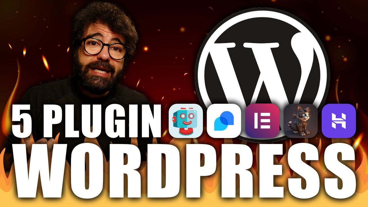 5 PLUGIN AI per WORDPRESS che fanno IL LAVORO SPORCO al posto TUO! 🤯