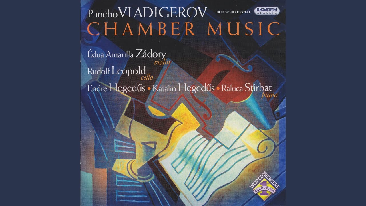 Trio for Piano, Violin and Cello Op.4 I. Moderato