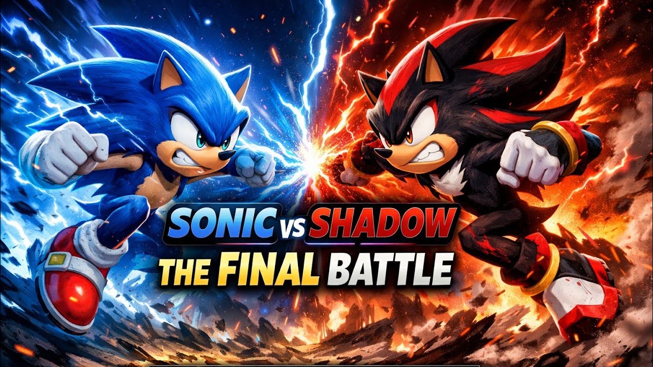 Sonic vs Shadow: The FINAL BATTLE ⚡ Epic Fan Animation | OFFICIAL REUPLOAD