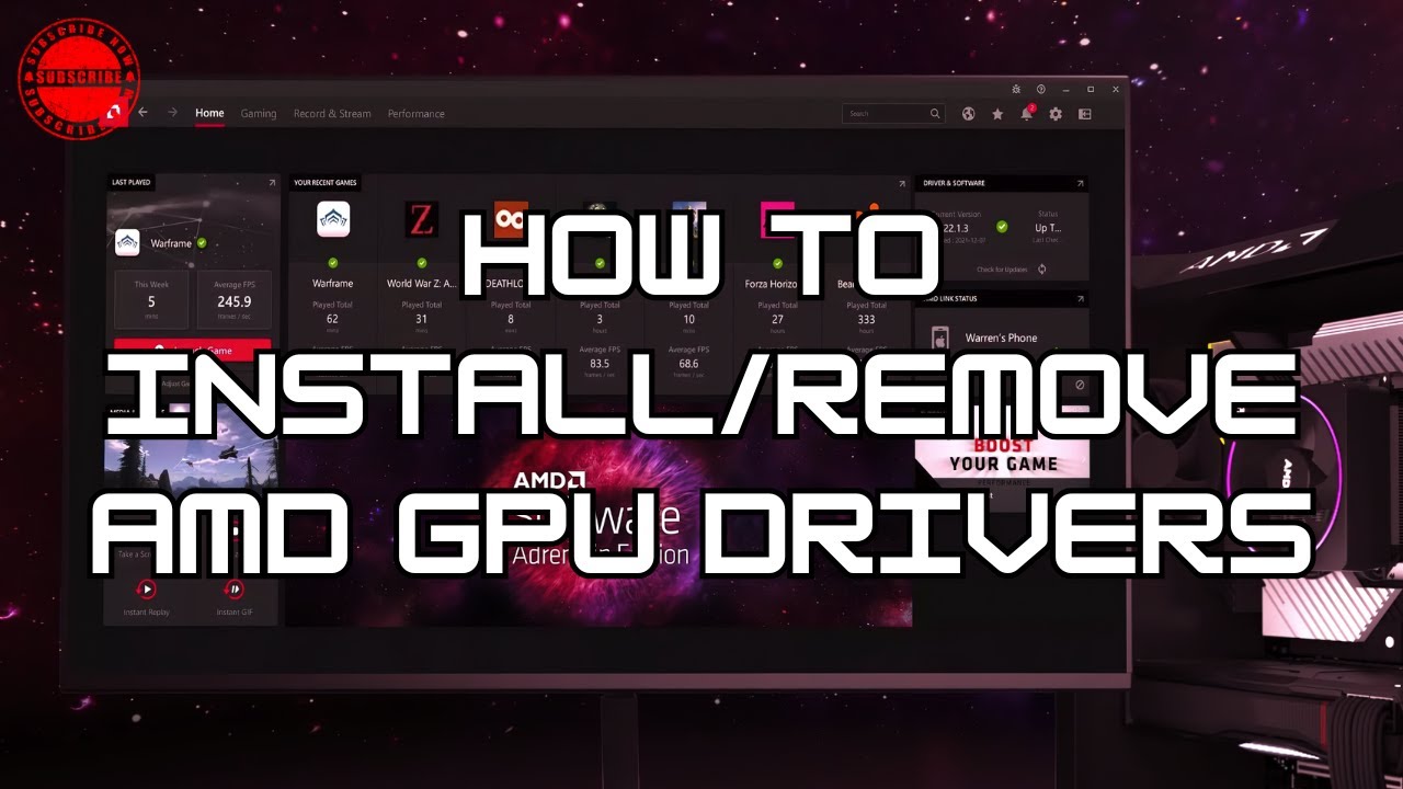 How To Install/Remove AMD GPU Drivers | Tutorial
