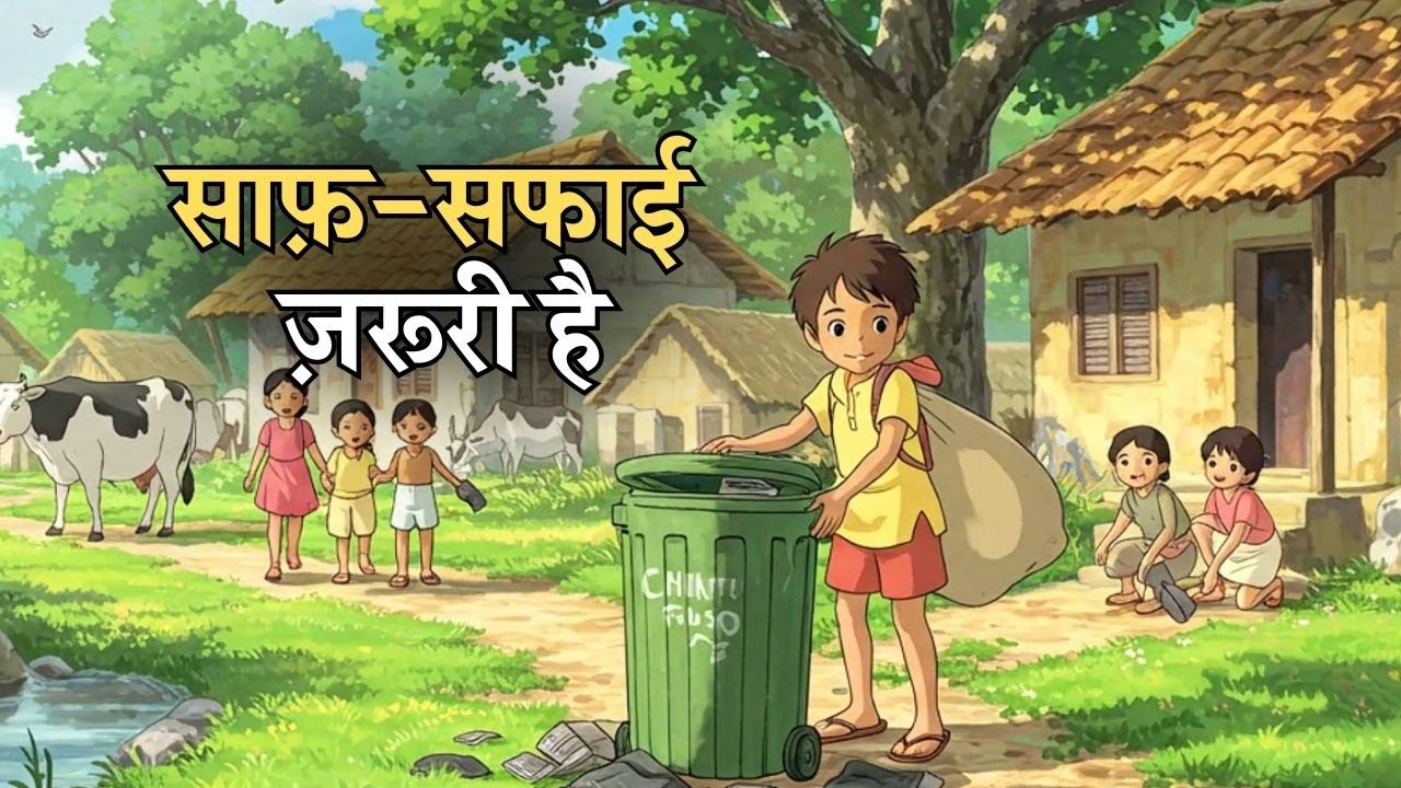 Cleanliness is a Must &ndash; Hindi Moral Story | Inspirational Story for Kids
