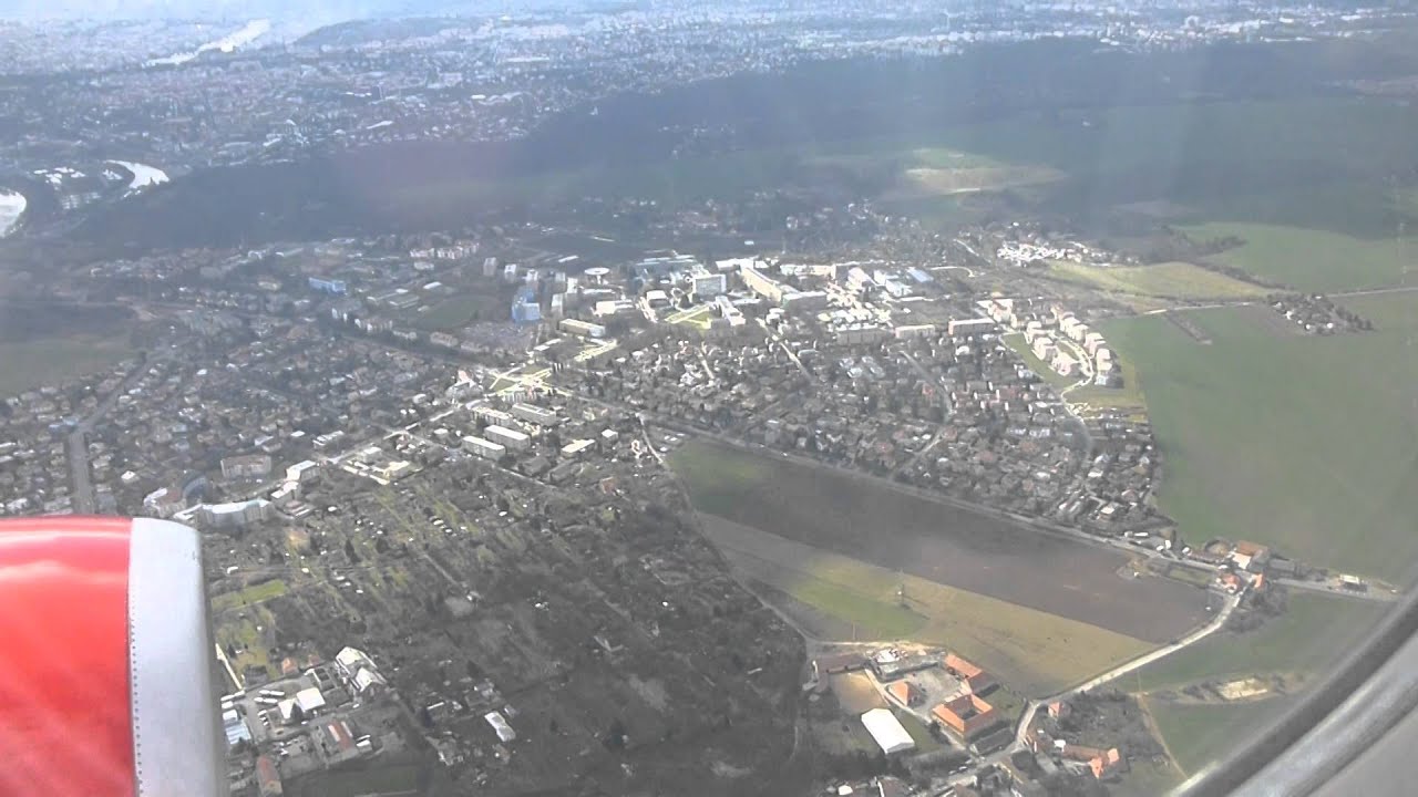 Czech Airlines A319 OK 617 from AMS Schiphol landing in Prague PRG