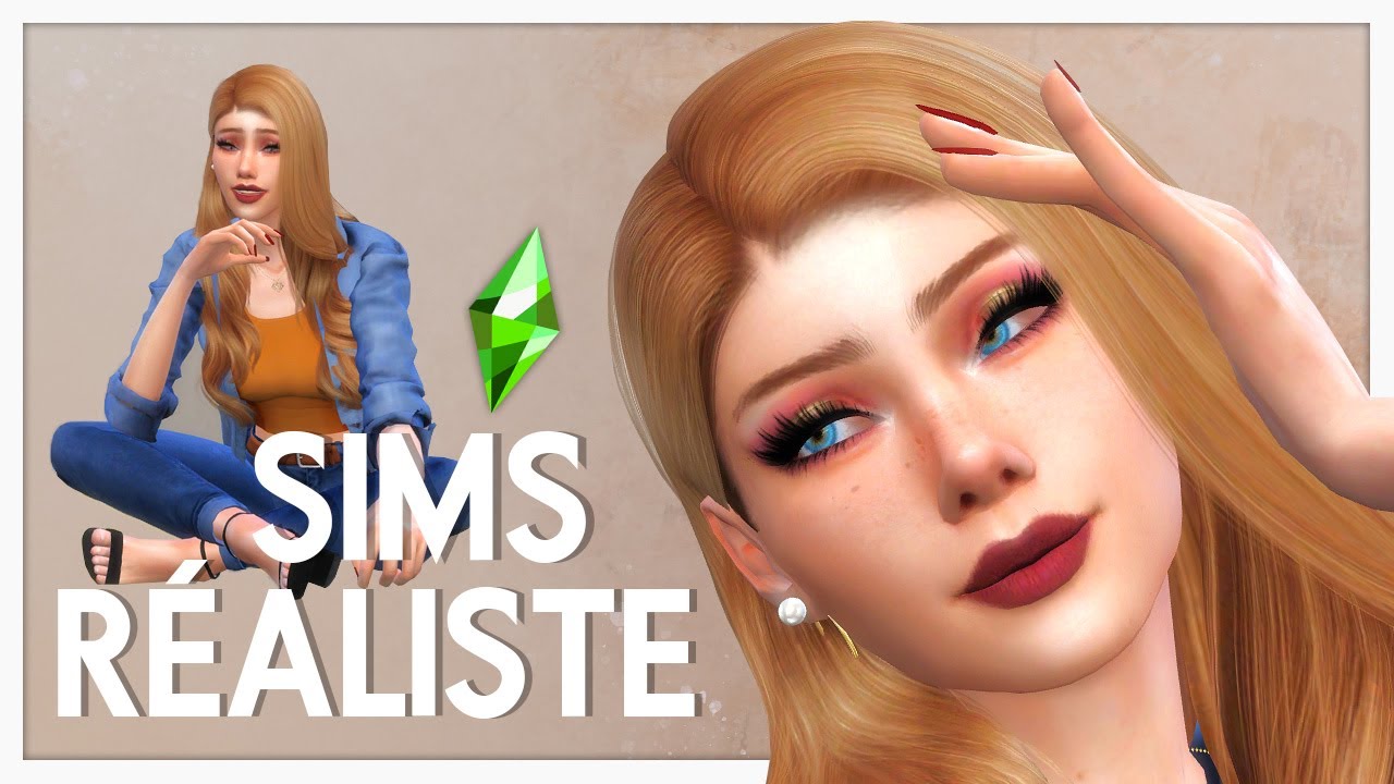 Je crée une simette RÉALISTE ! 😱 | CC Sims 4 (+ Liens)