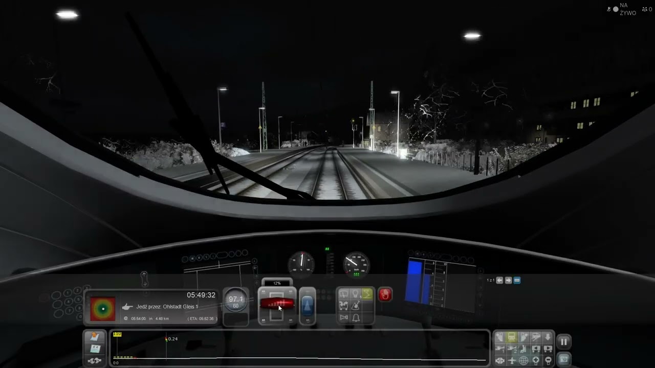 Railworks przewoz na narty do Garnisz parchen