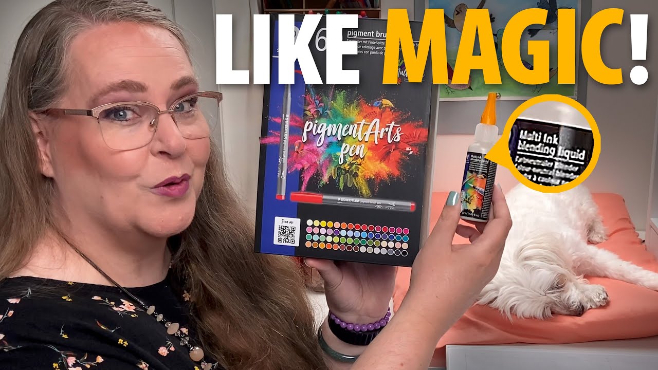Amazing BRUSH PEN Combo You’ve Got to Try! [Staedtler Pigment Arts Pens & Multi Ink Blending Liquid]