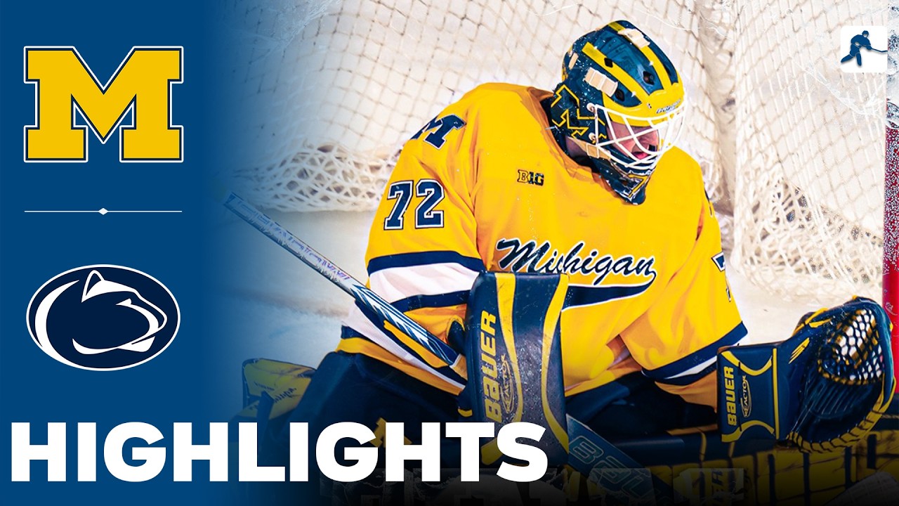Michigan vs Penn State | NCAA College Hockey | Highlights - February 14, 2026