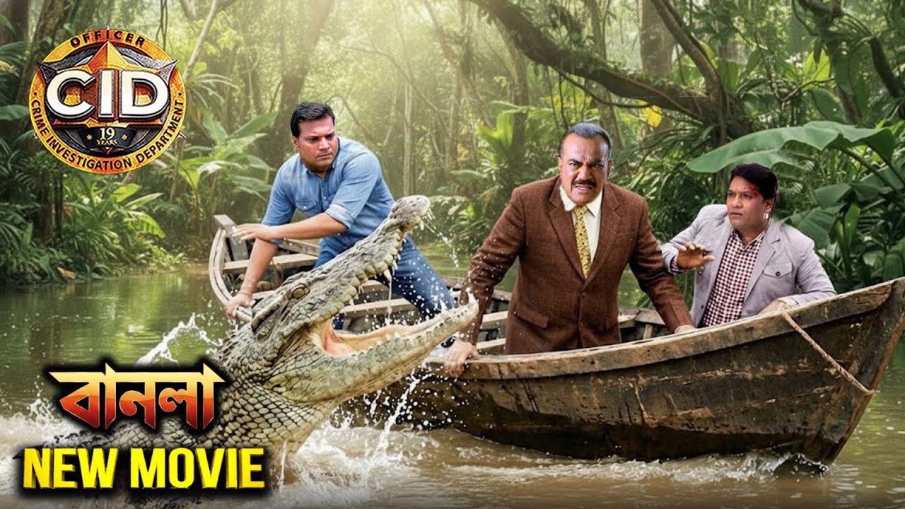 জঙ্গলে তদন্ত করতে যাওয়া সিআইডি টিমের উপর মগরমাছ হামলা করল | সিআইডি | CID New Movie