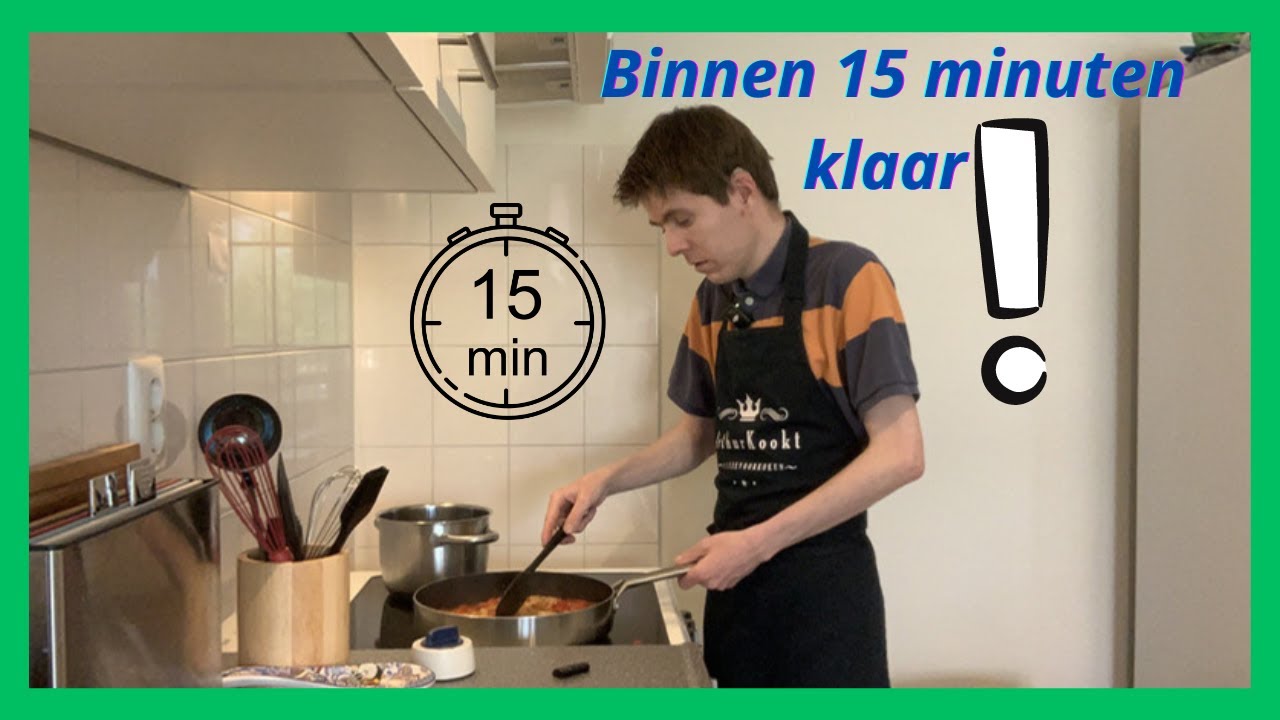 Makkelijk pasta recept en binnen 15 minuten klaar!