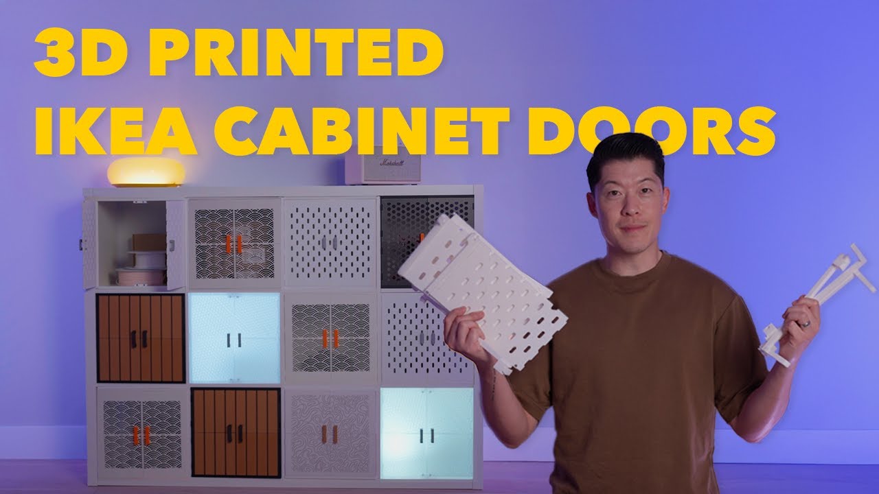 IKEA Didn't See This Coming: Fully 3D Printed Cabinet Doors