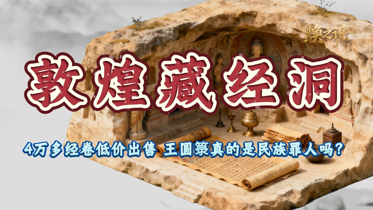 中国文化史上最大的文物流失悲剧，王圆箓真的是民族罪人吗？