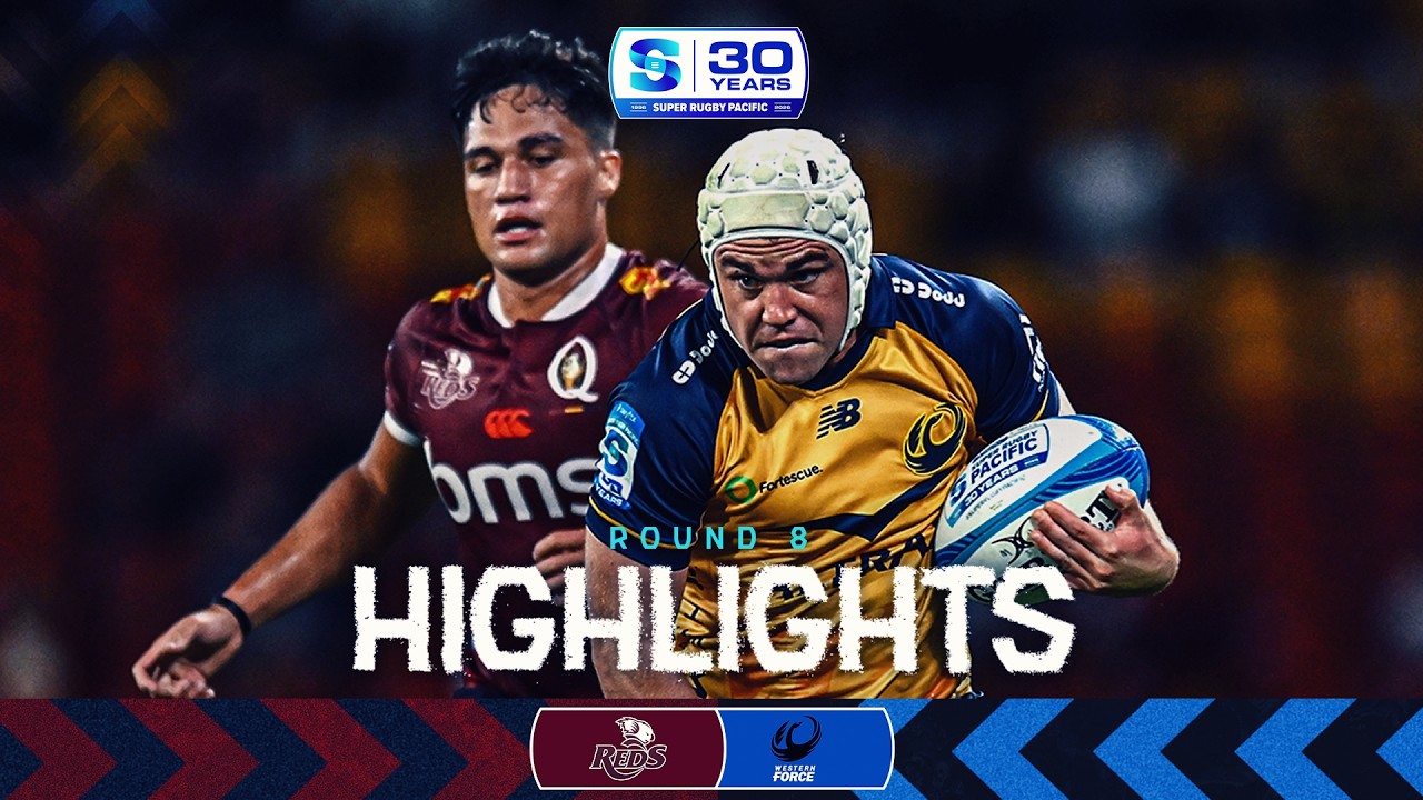 REDS v FORCE | Rd 8 Highlights | Super Rugby Pacific 2026