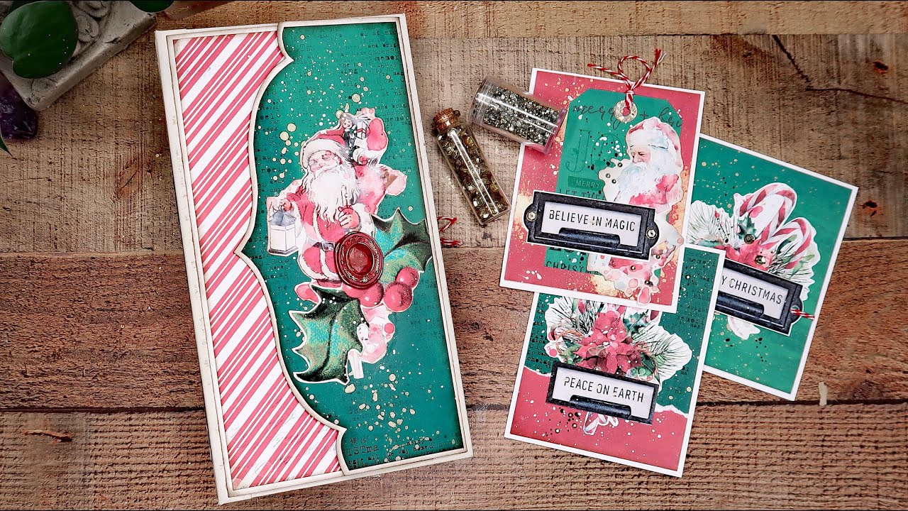 Interactive Mini Album Flip Through using the Christmas Spectacular Paper Collection