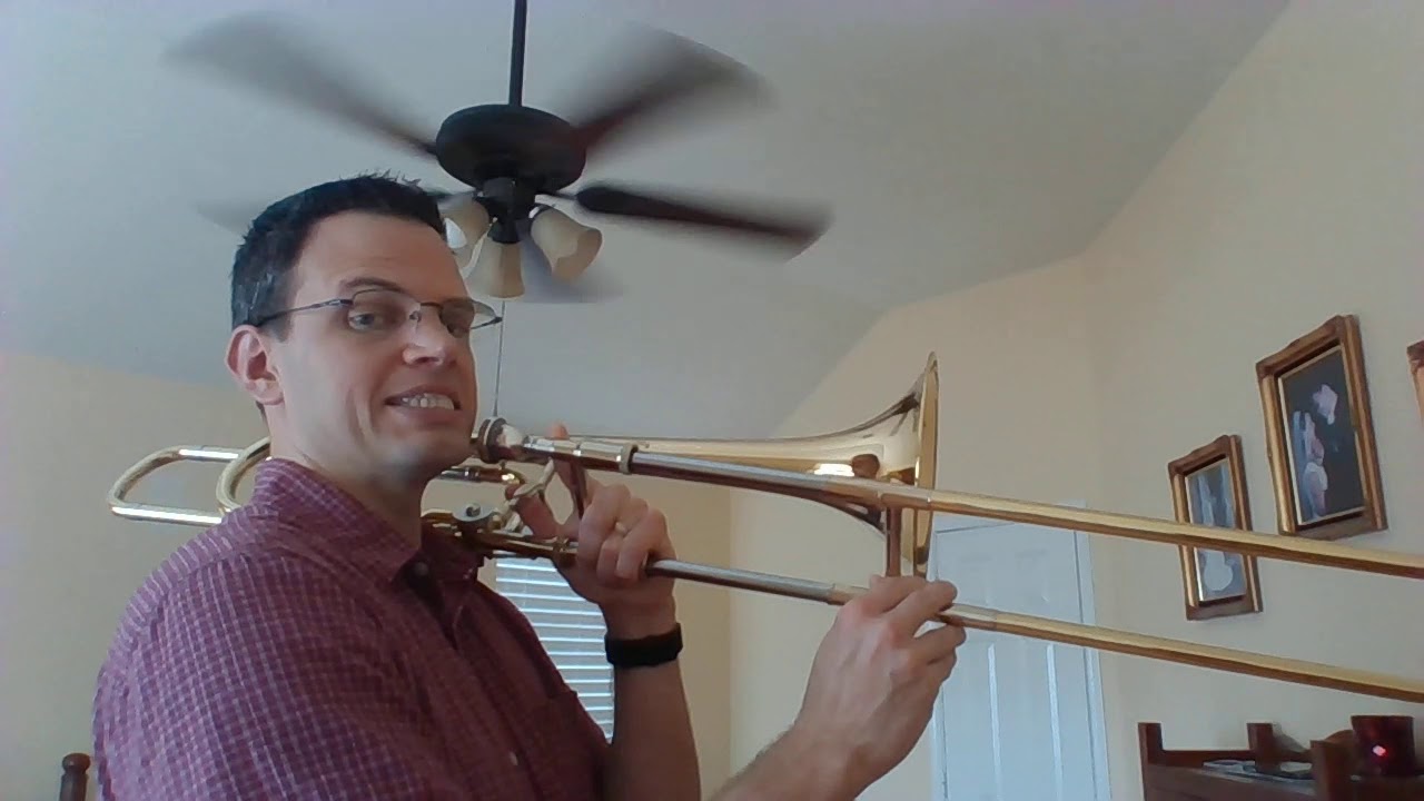 Trombone - Concert Eb scale