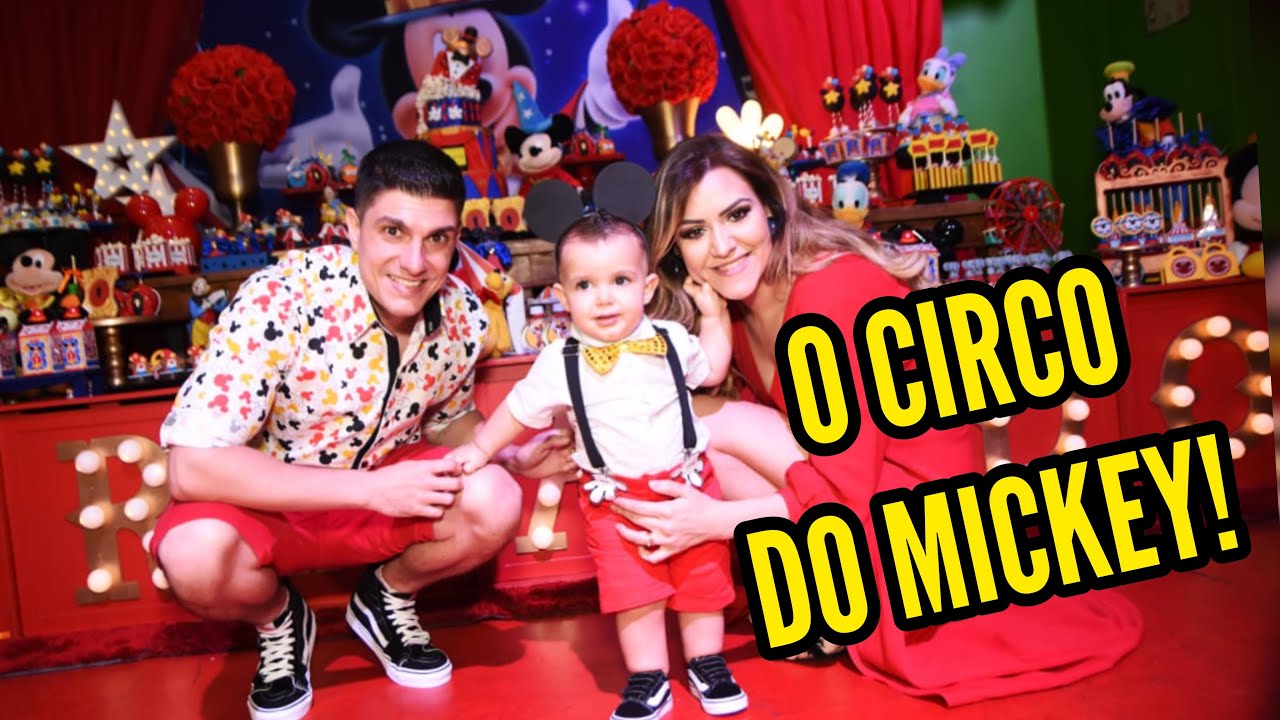 VLOG ANIVERSÁRIO DE 1 ANO - TOUR CASA X, DECORAÇÃO CIRCO DO MICKEY,  ATRAÇÕES E MUITO MAIS!