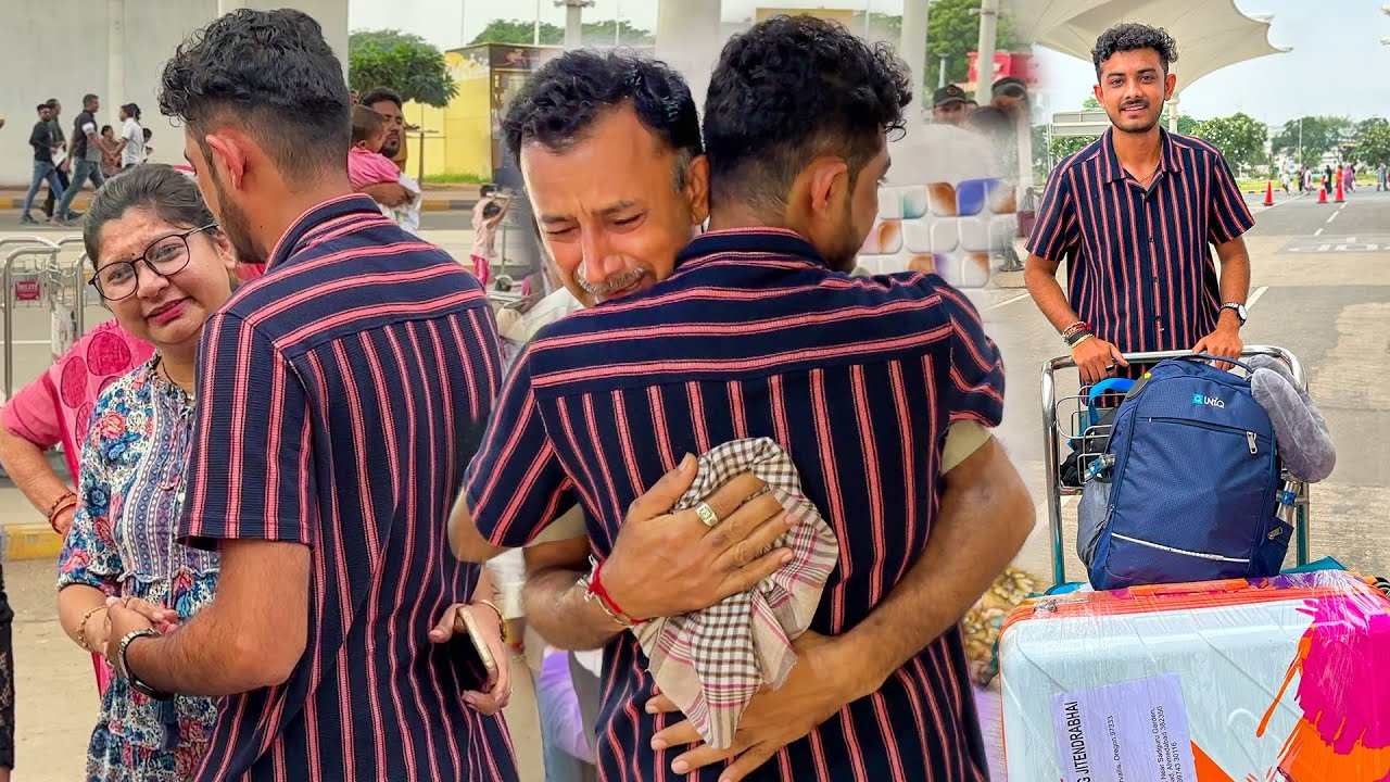 🥰Finally મારા દેર અમેરીકા જતા રહ્યા અને બધા Emotional થઇ ગયા😭 - Vlog | Pagal Gujju