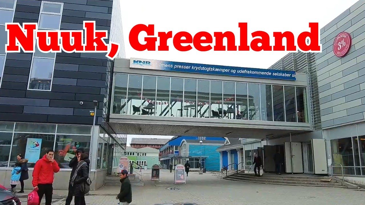 Walking tour thru some of the streets of downtown Nuuk, Greenland