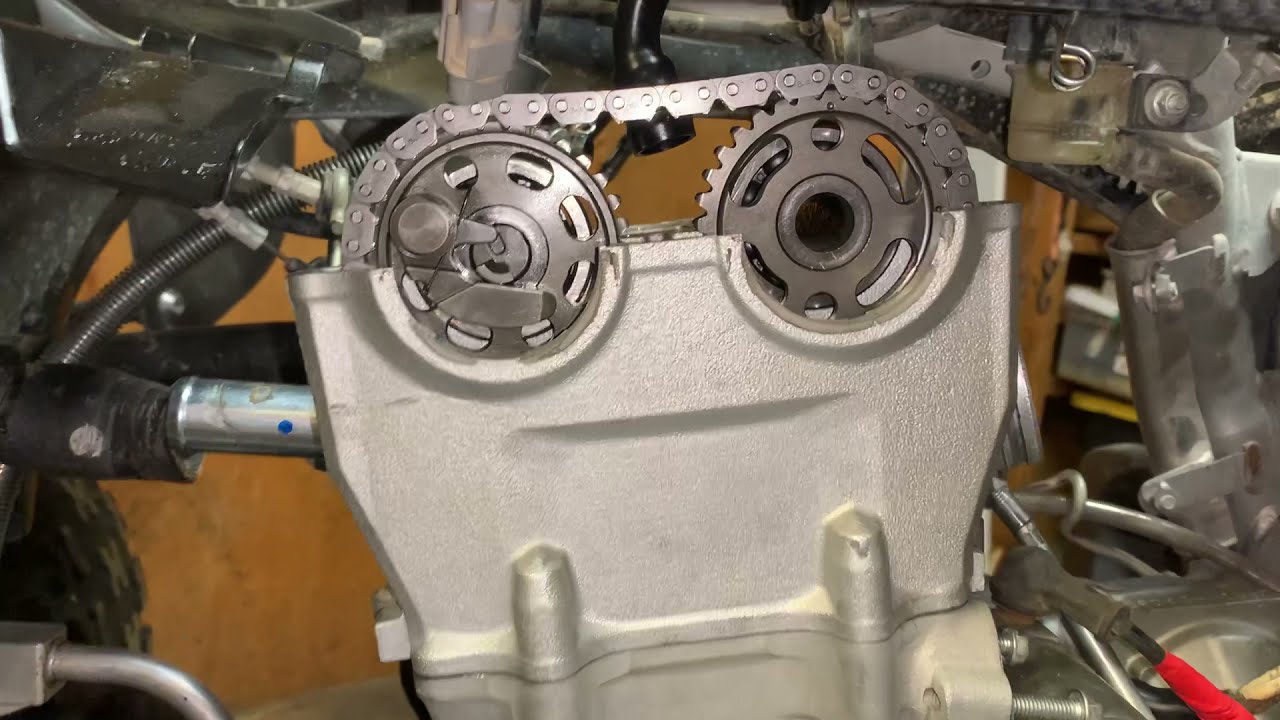 YFZ450  ( How to set Cam Timing - Which Mark is TDC - Sideway H or I )