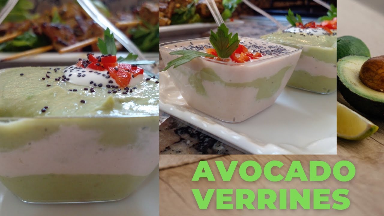 Avocado & Tuna Verrines [ simple  and easy ] 🥑🥑فرين الافوكادو و التونة