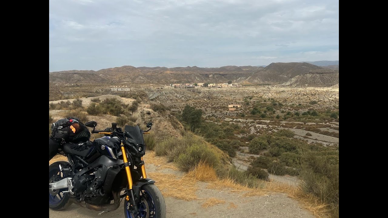 UK to Spain Motorcycle Part 4 - MT09SP -  South of Spain - Tabernas to Almeria, Malaga and Marbella.
