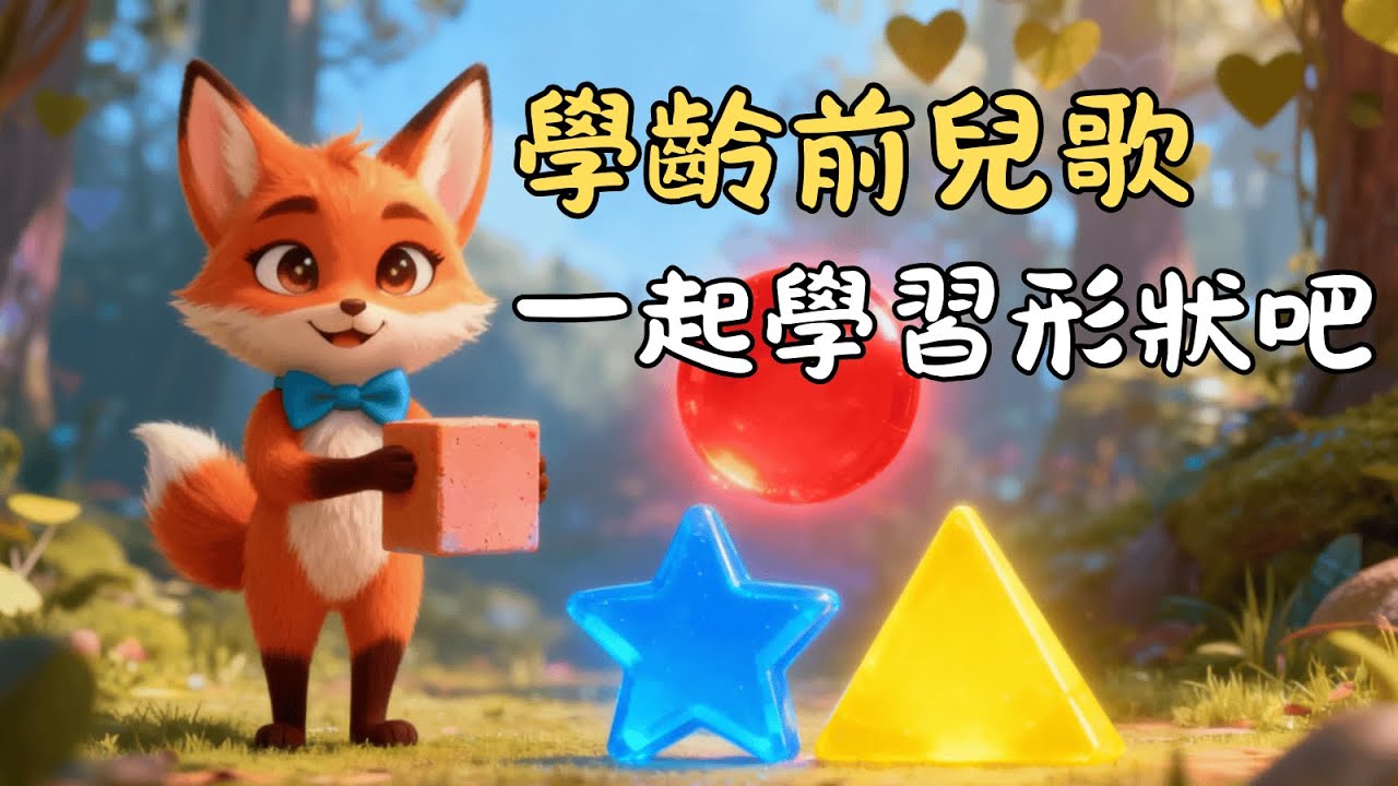 【形狀教學兒歌】波波老師的形狀歌！圓形、正方形、三角形｜認識生活中的形 | 兒童歌曲 | 兒童啟蒙動畫 Learn Shapes Song for Kids