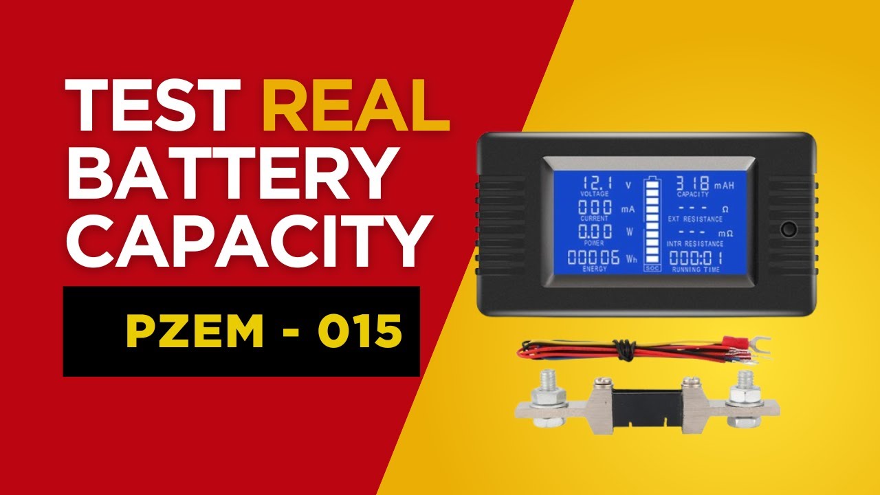Battery capacity measure using PZEM015 Multifunction Battery Meter