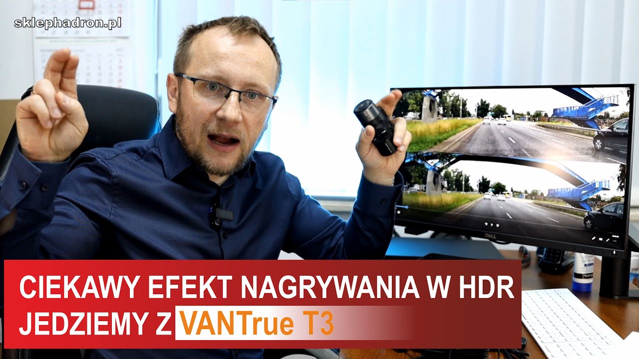 Jak nagrywa wideorejestrator VanTrue T3