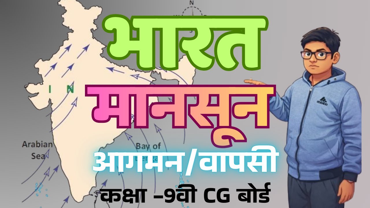 भारत में मानसून का आगमन और वापसी | Monsoon Onset & Retreat in India | Class 9 Geography