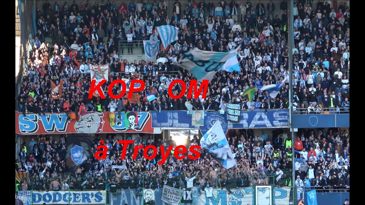 OM /SUPPORTERS  KOP OM /TROYES / 27022022 /MARSEILLE