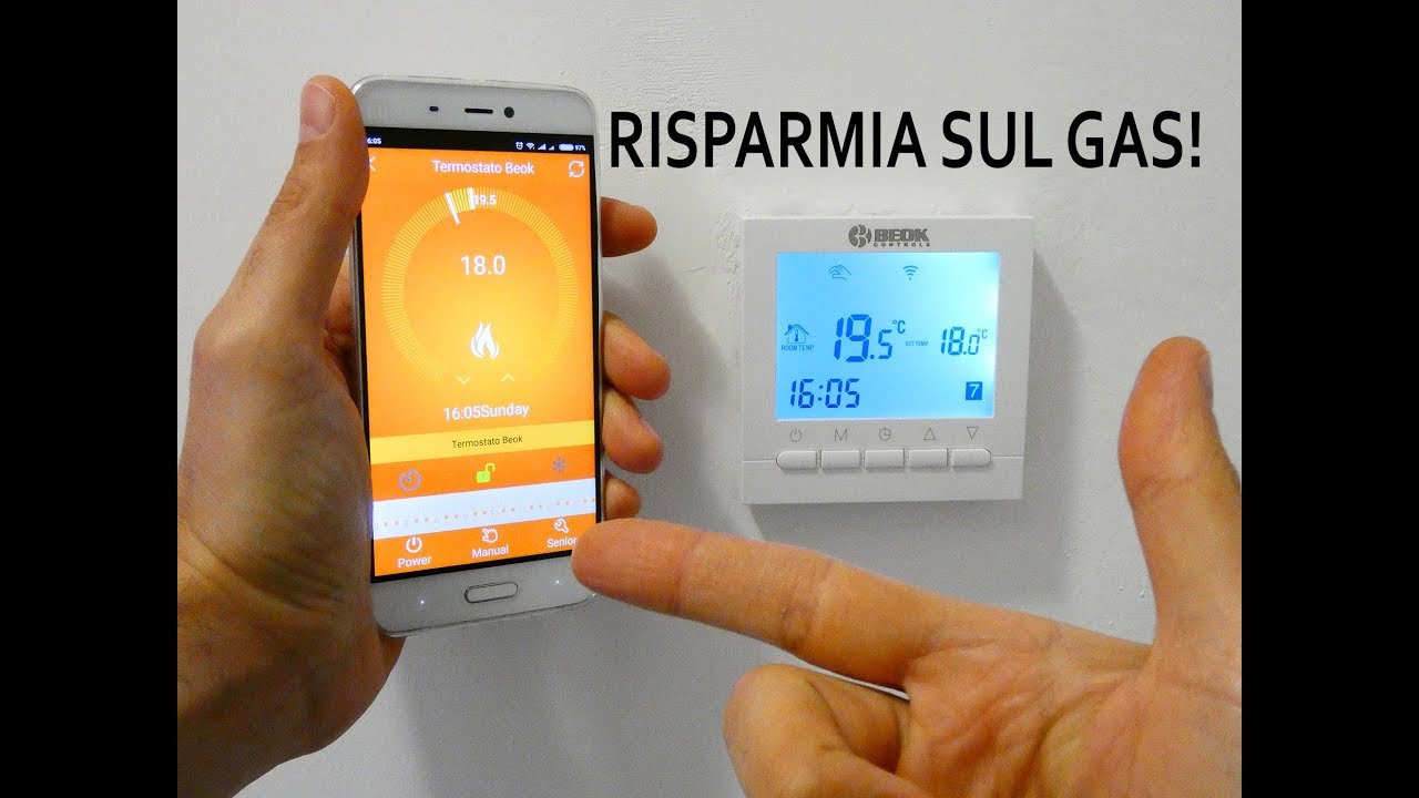 BEOK BOT 313W termostato wifi SMART per caldaia a gas - installazione e recensione