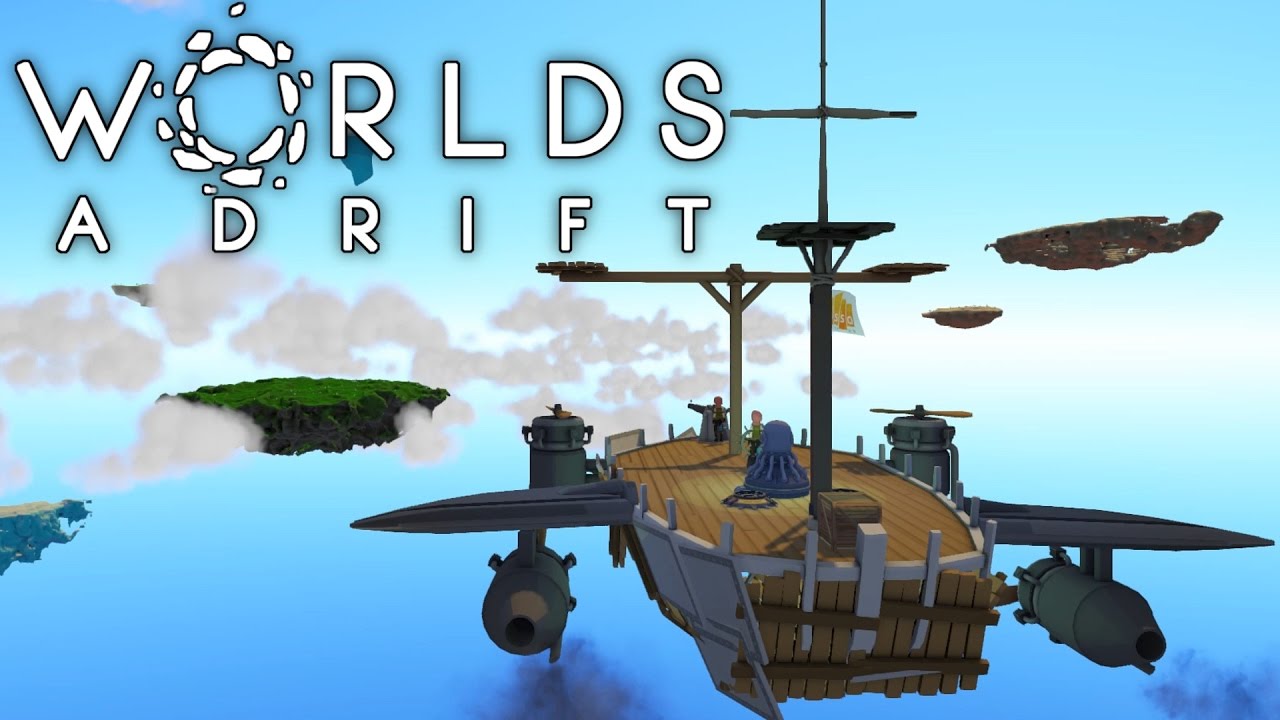 Worlds Adrift — дирижабли и крюки! — Давайте поиграем в Worlds Adrift