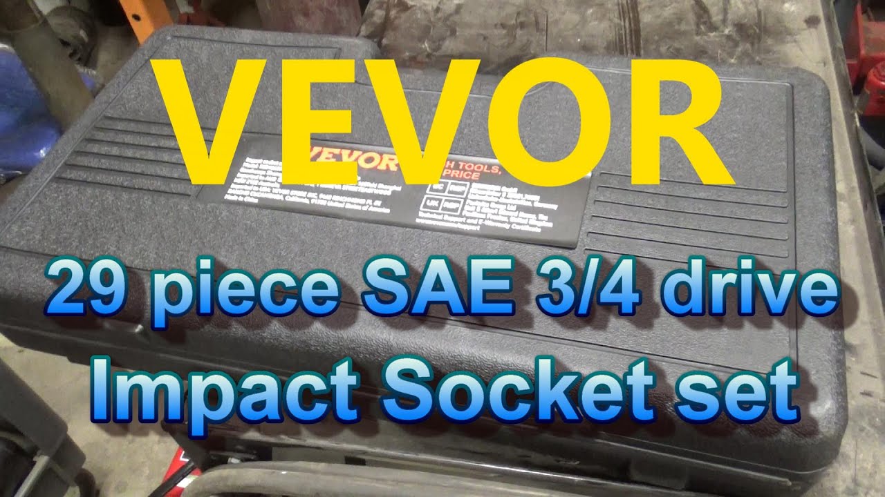 Обзор набора ударных головок VEVOR 3/4