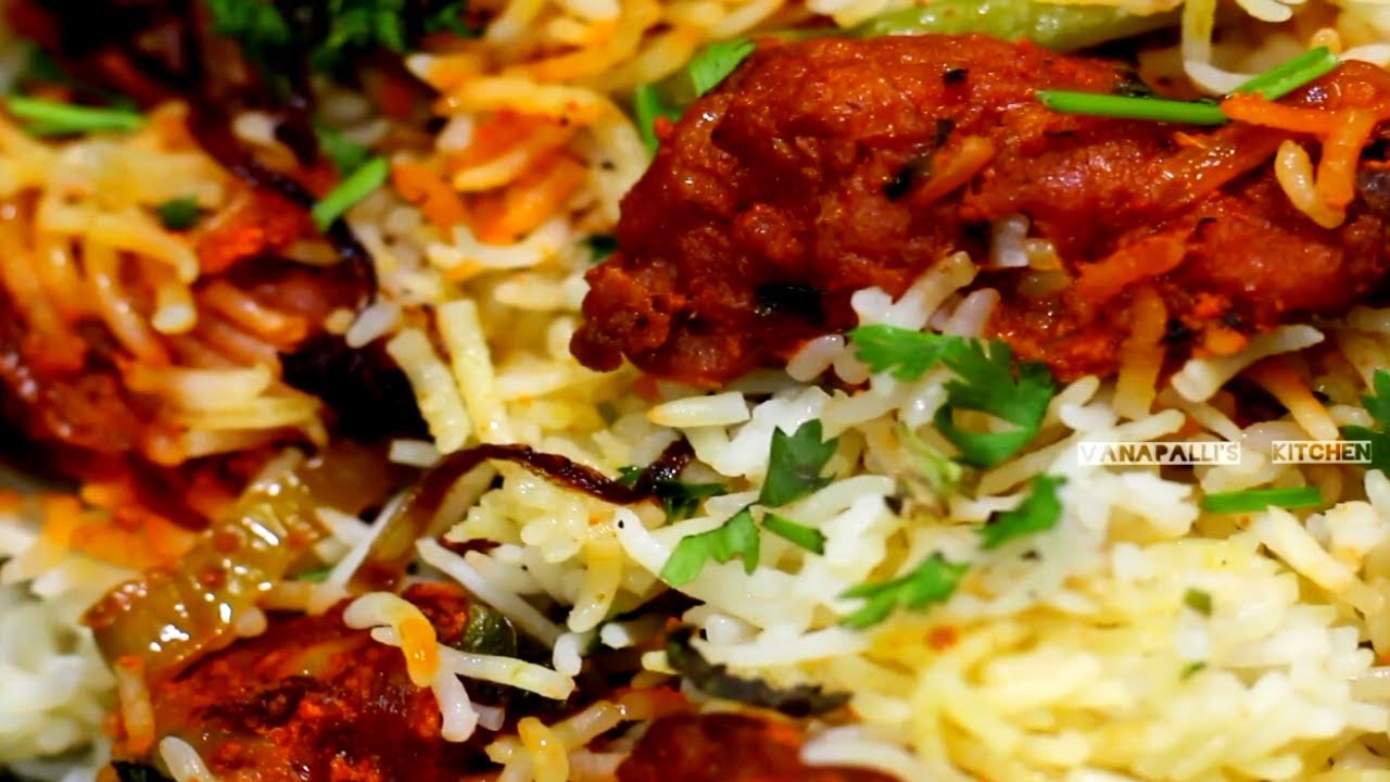 Chicken 65 Biryani recipe | how to make chicken 65 biryani in Telugu | chicken 65 Biryani In Telugu