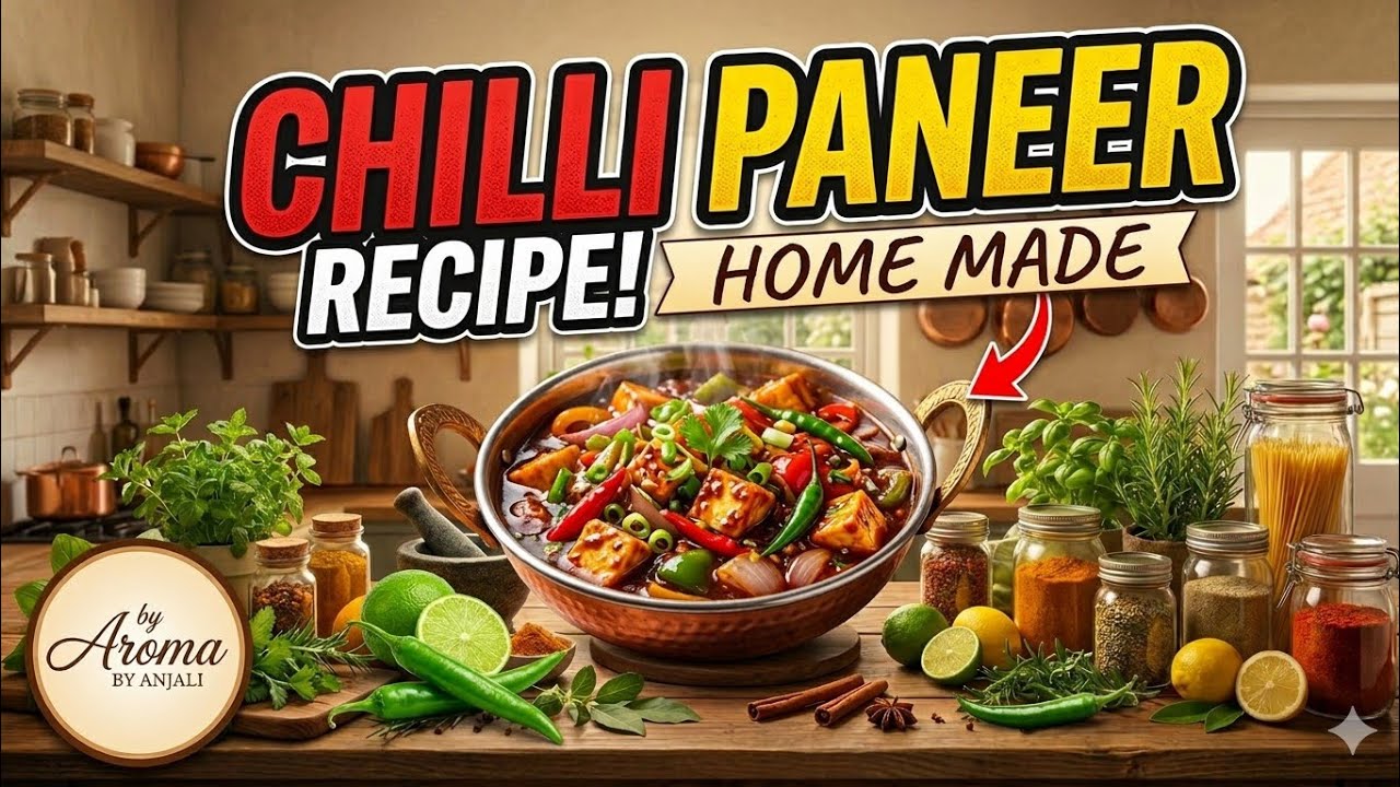 No sauces? No problem! 🚫🥫 Try this 10-minute Desi Chilli Paneer. #ChilliPaneer #PaneerRecipes .