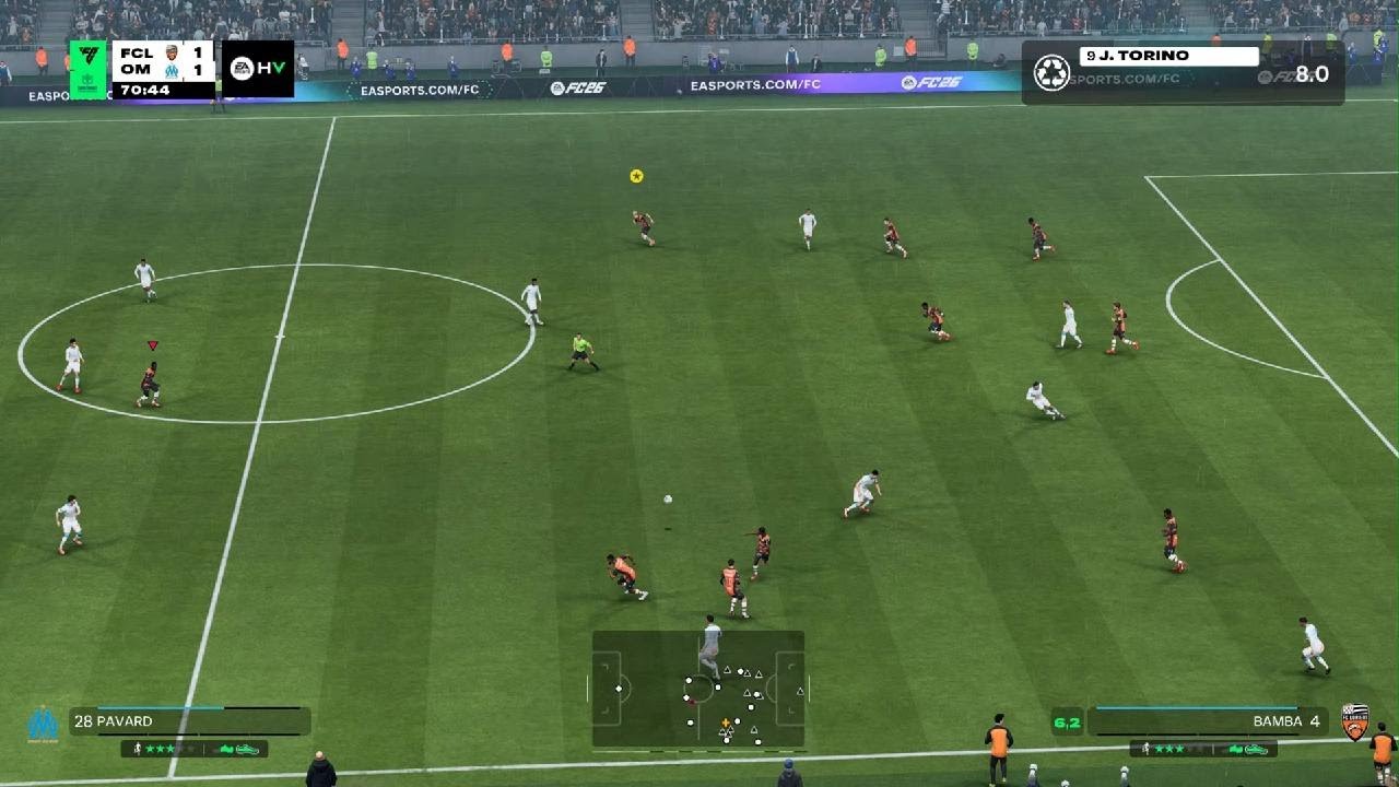 EA SPORTS FC 26 Coupe de France demi FINAL OM 1-5 FC Lorient