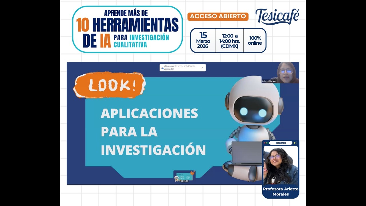 Aprende 10 herramientas de IA para tu investigación cualitativa