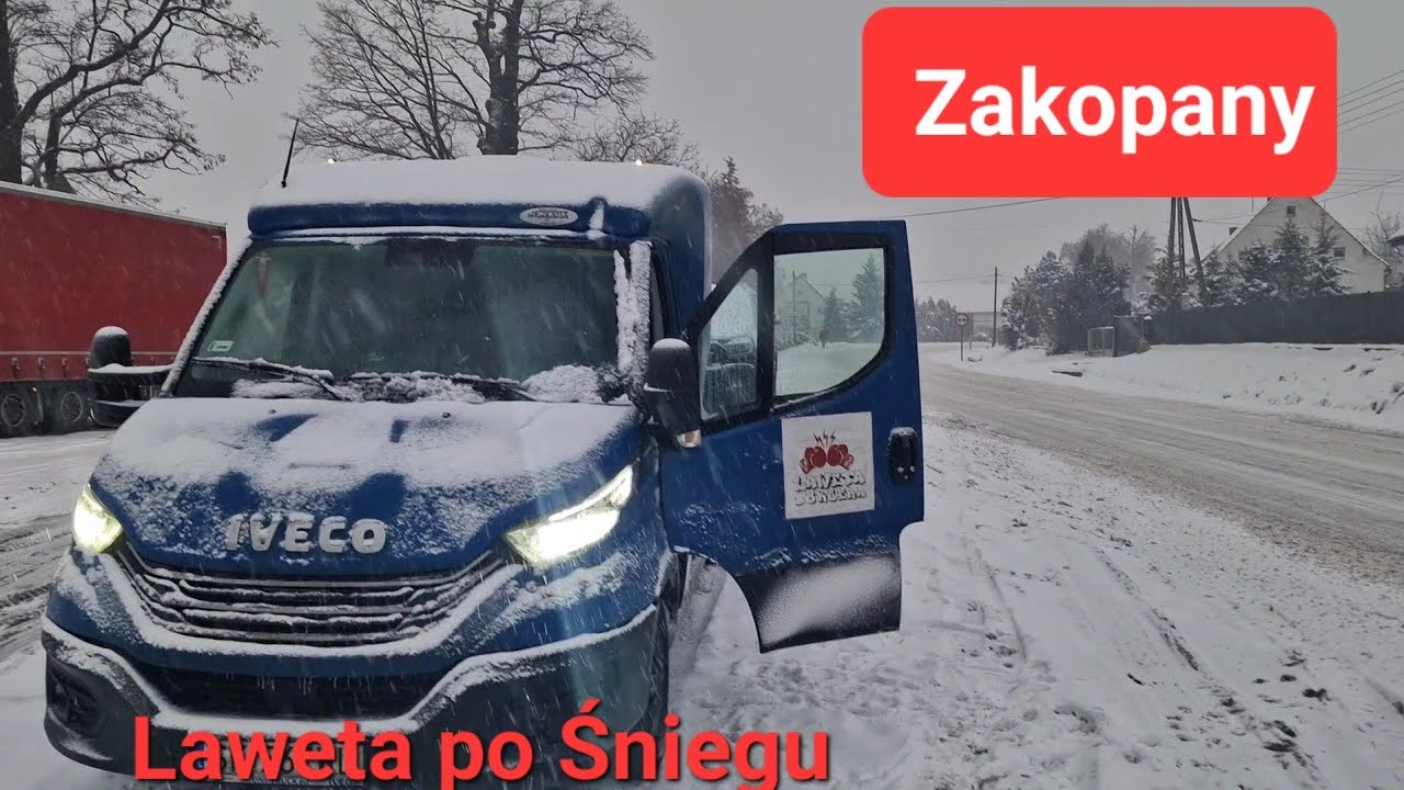 141. Laweta po Europie- jazda Laweta w Zimę