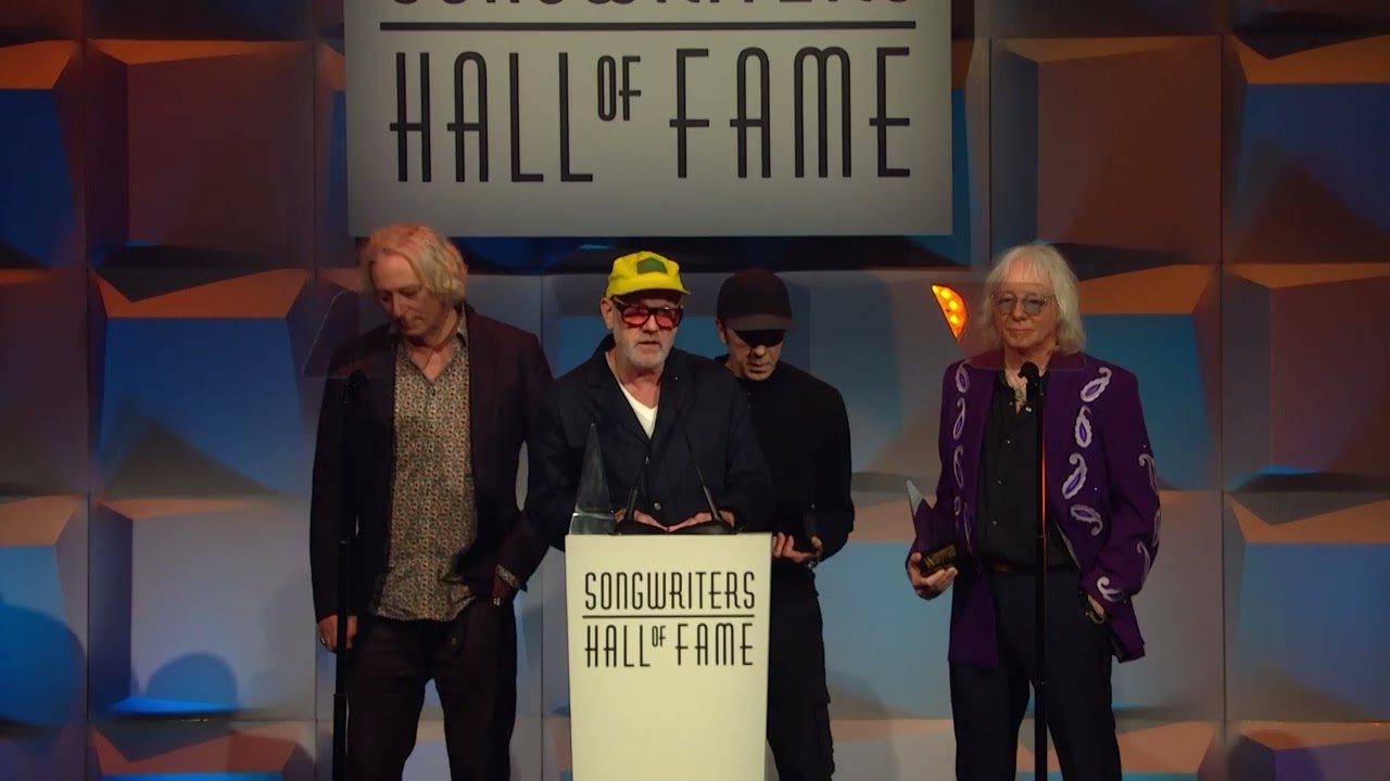 R.E.M. reunite at Songwriters Hall Of Fame induction 2024 - Speech