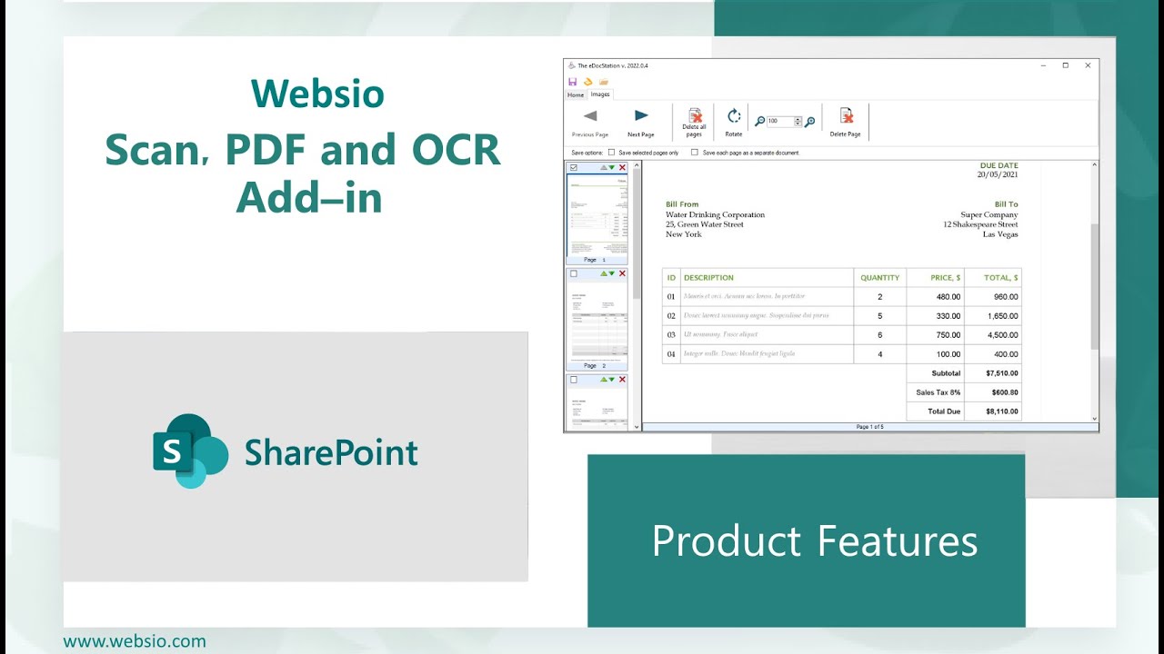 SharePoint Scan, PDF and OCR Addin